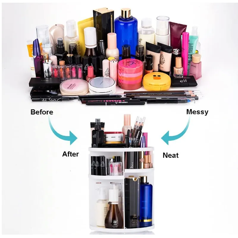 360-Degree Rotatable Cosmetic Storage Box F46-8-588