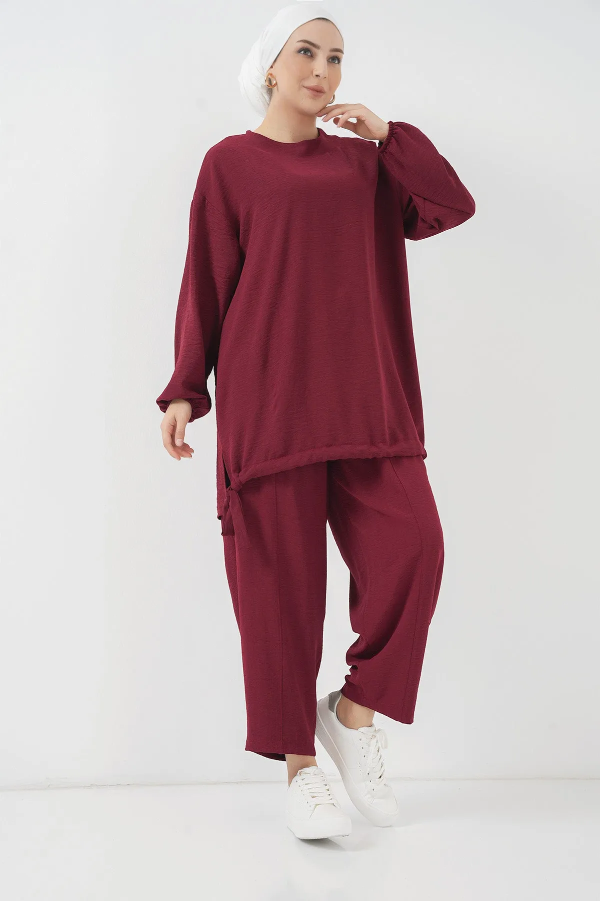 6682 tunik pantolon ikili takim