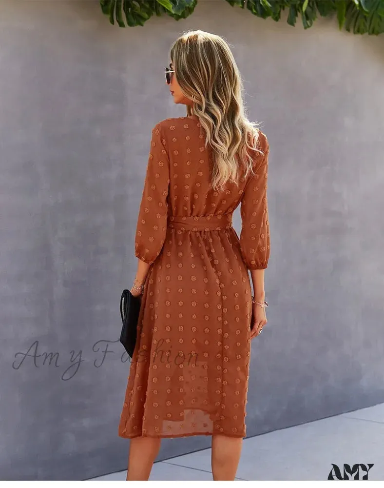 Amy Fashion - Casual Chic Sexy Womne's Dress