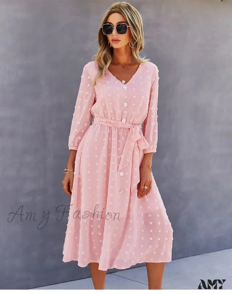 Amy Fashion - Casual Chic Sexy Womne's Dress