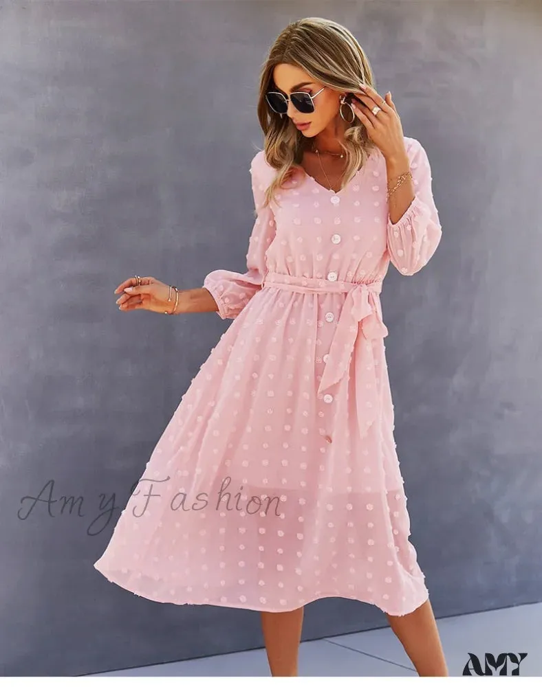 Amy Fashion - Casual Chic Sexy Womne's Dress