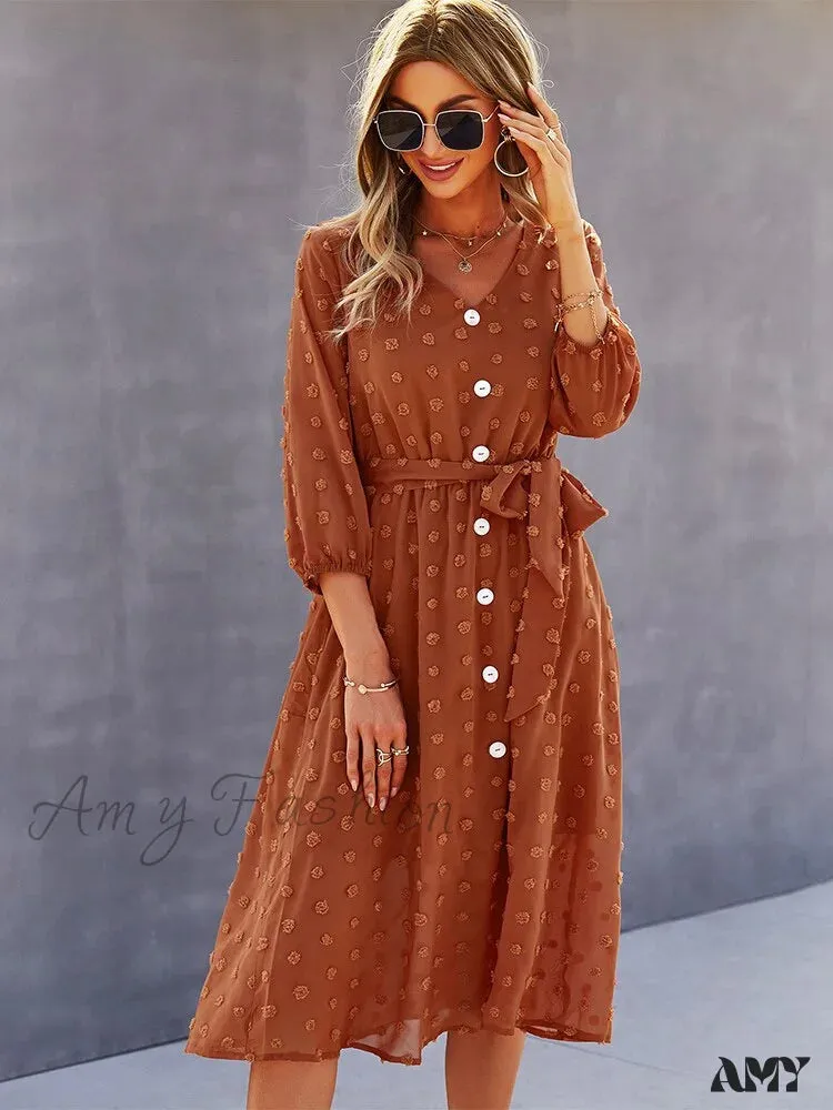 Amy Fashion - Casual Chic Sexy Womne's Dress