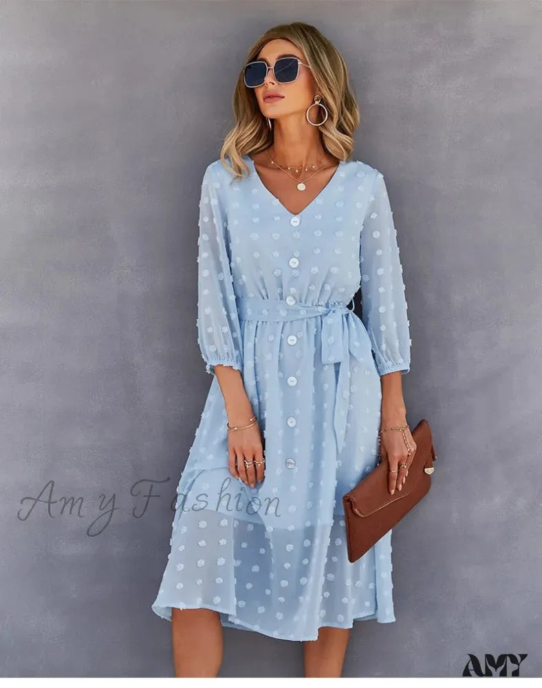 Amy Fashion - Casual Chic Sexy Womne's Dress