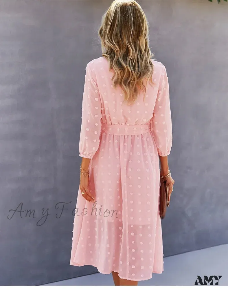 Amy Fashion - Casual Chic Sexy Womne's Dress
