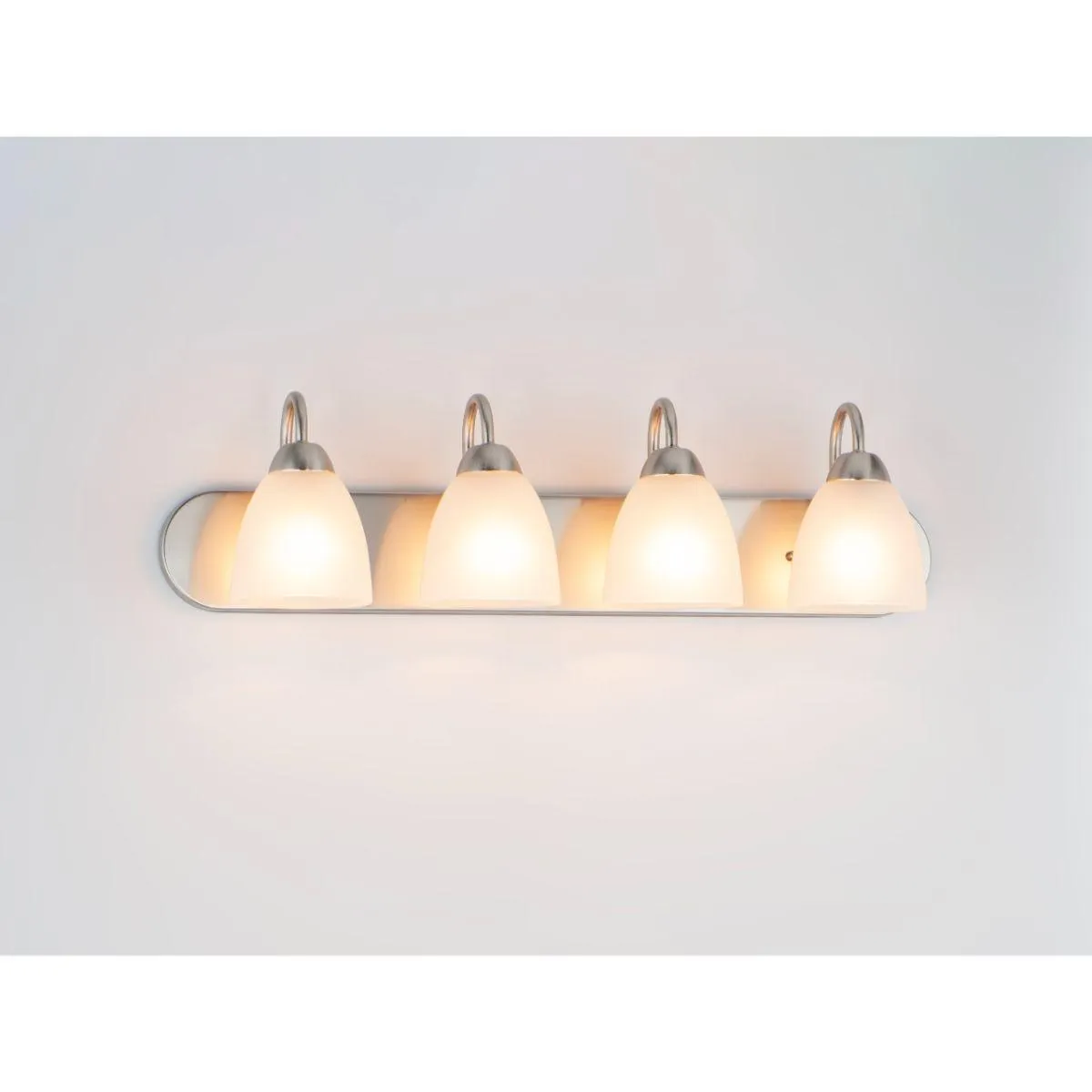 Axis 30 In. 4 Lights Vanity Light Nickel Finish