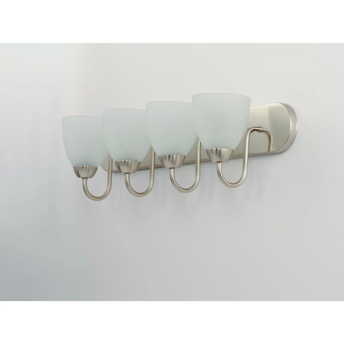 Axis 30 In. 4 Lights Vanity Light Nickel Finish