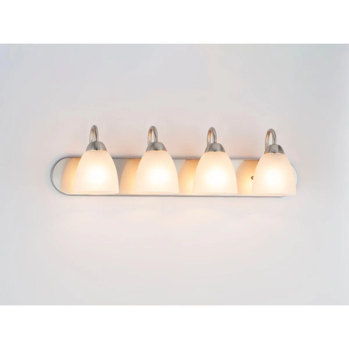Axis 30 In. 4 Lights Vanity Light Nickel Finish