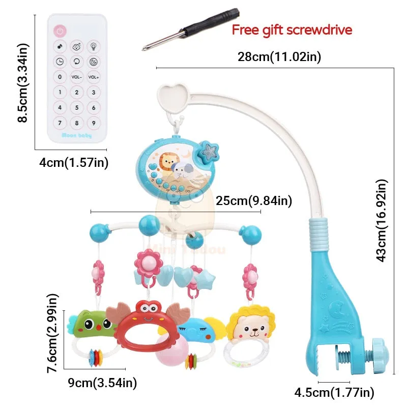 Baby Star Crib Mobile with Remote