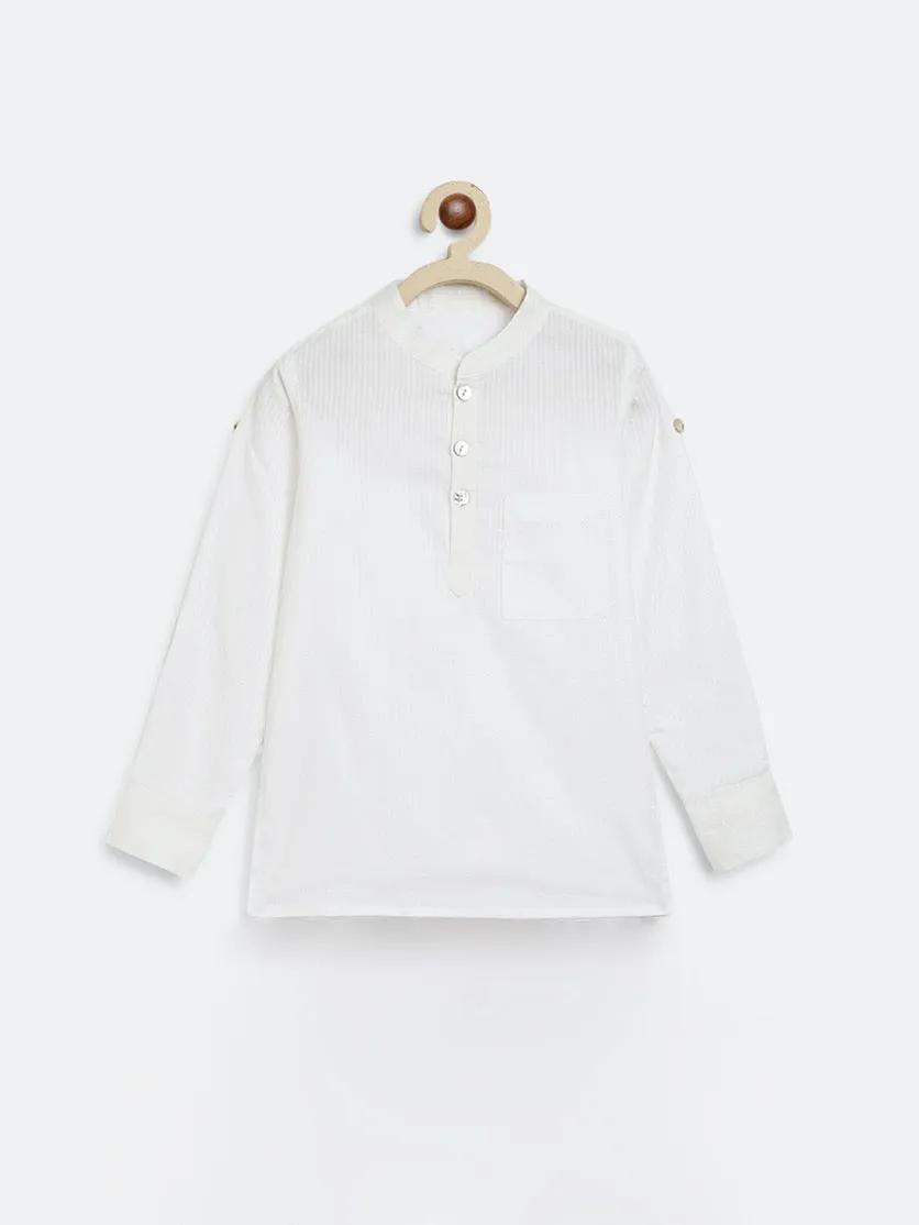 Band Collar Kurta