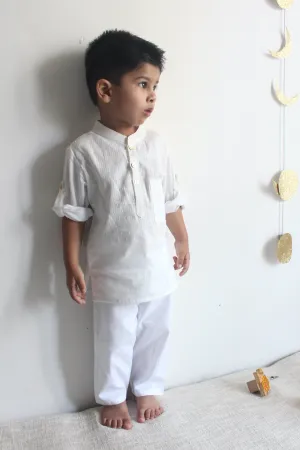 Band Collar Kurta