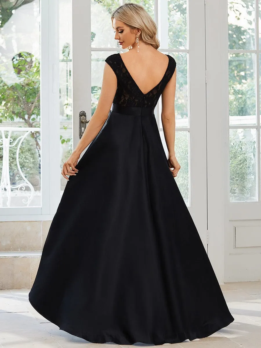 Beautiful High-Low Lace Dress for Evening Events