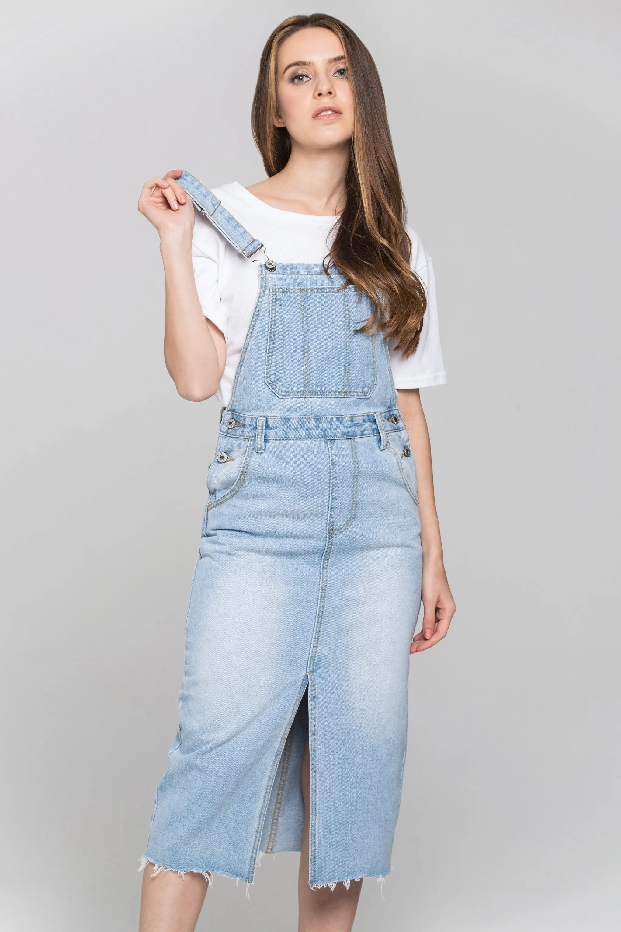 Blue Denim Jumper Skirt