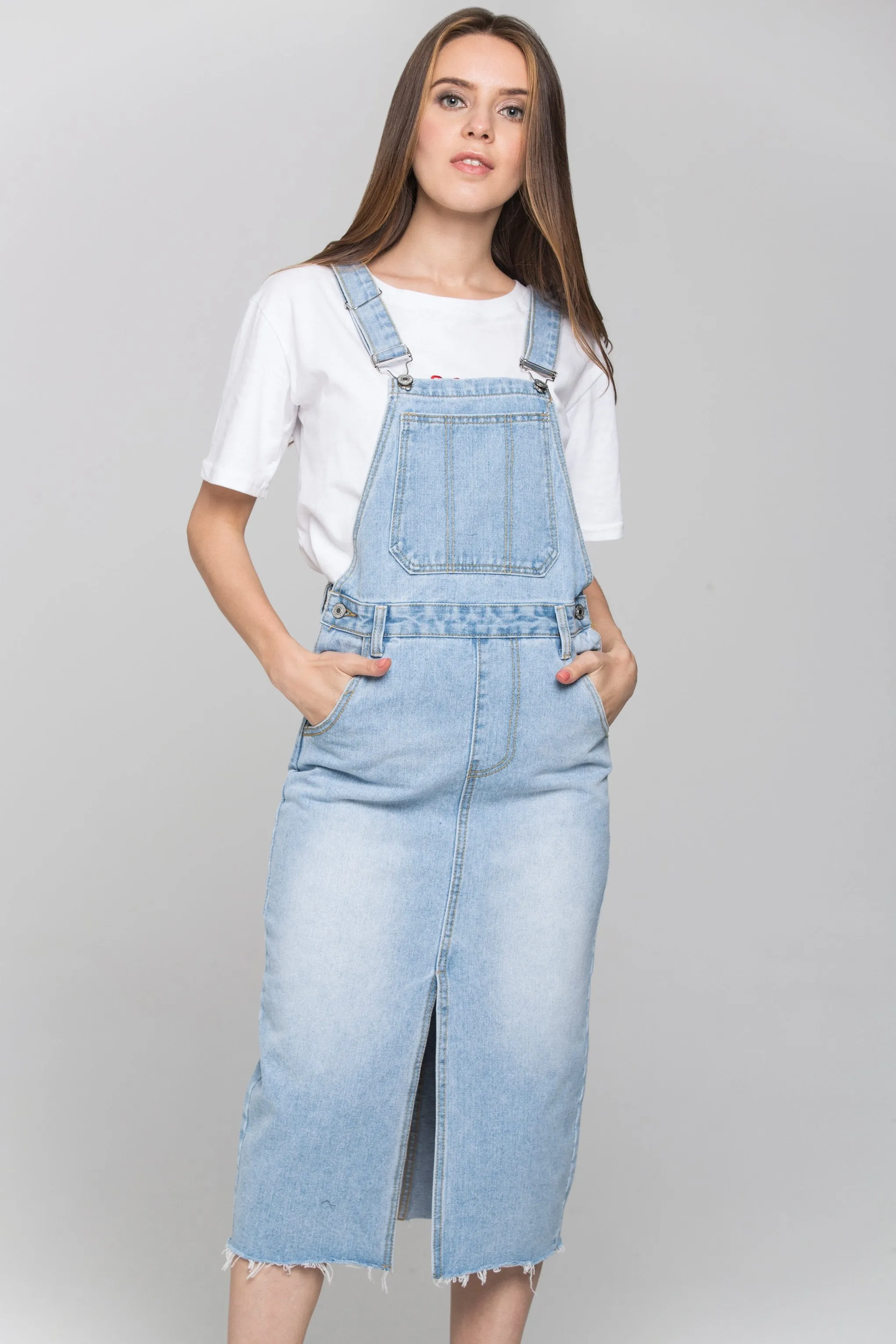 Blue Denim Jumper Skirt