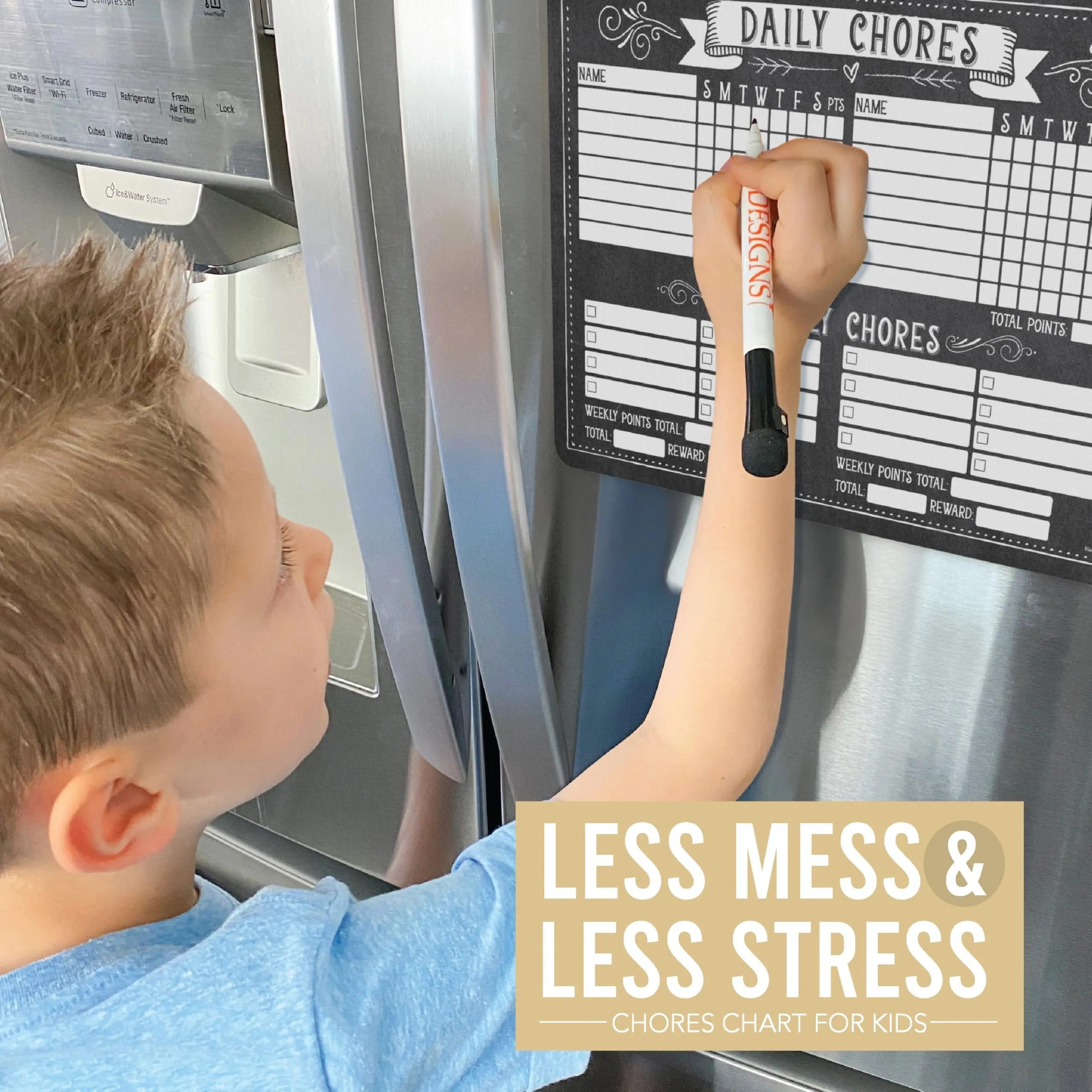 Chalkboard 2 Chore Charts | Home Organization