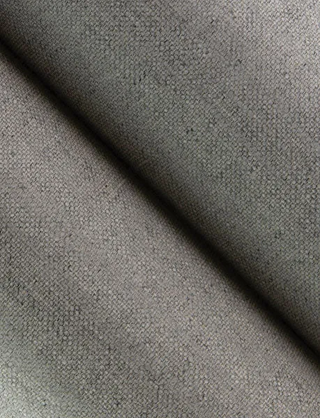 Chambray Grey Faux Fabric Weave Wallpaper