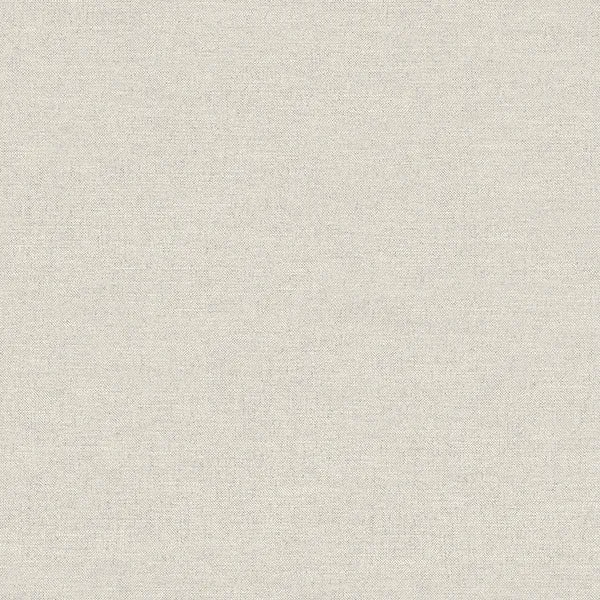 Chambray Light Grey Faux Fabric Weave Wallpaper