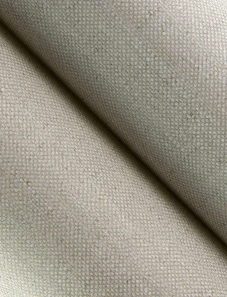 Chambray Light Grey Faux Fabric Weave Wallpaper