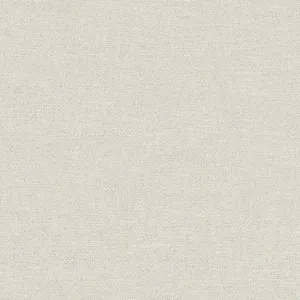 Chambray Light Grey Faux Fabric Weave Wallpaper