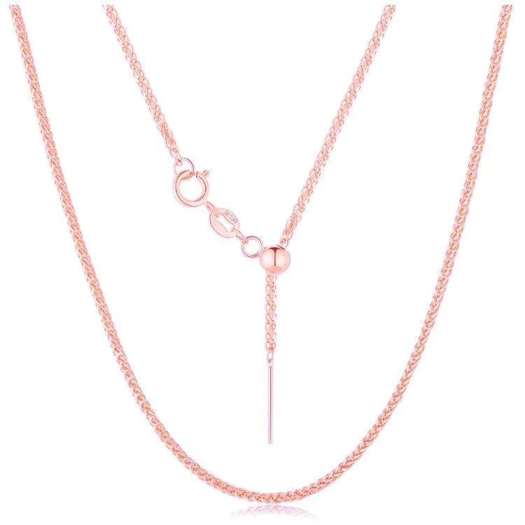 Chic Slim Bar Gold Pendant Necklace 18K