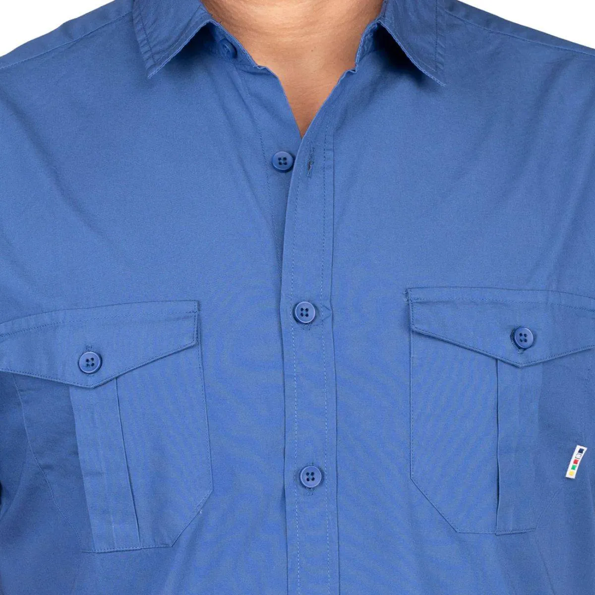 Corbett Cargo Half Sleeves Shirt - Explorer Series - Blue