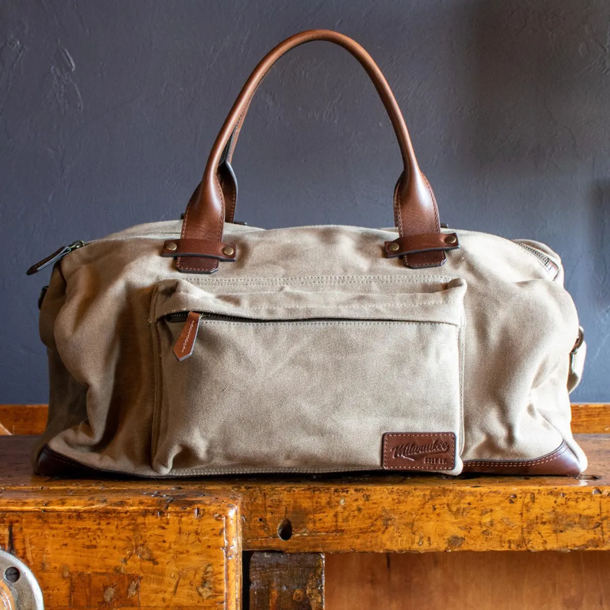 Cream City Duffel  Khaki Multi