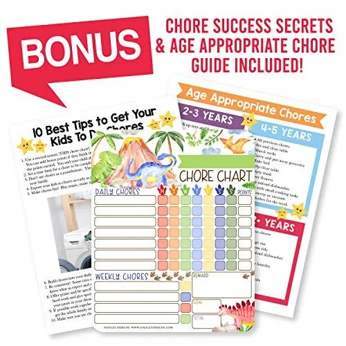 Dinosaur Chore Charts | Home Organization