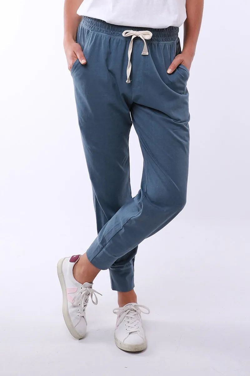 Elm - Wash Out Pant - Steel Blue