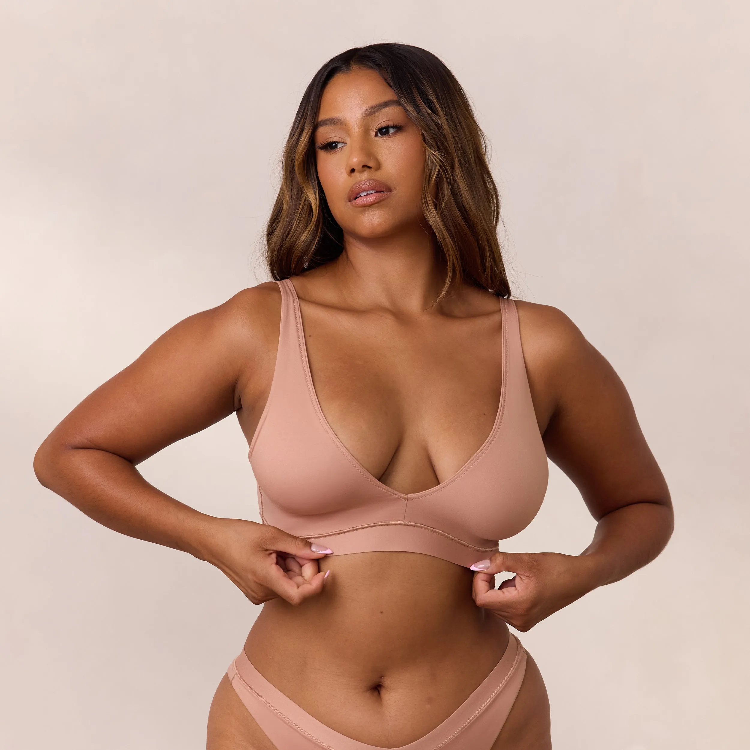 Everyday Comfort Triangle Bra - Honey