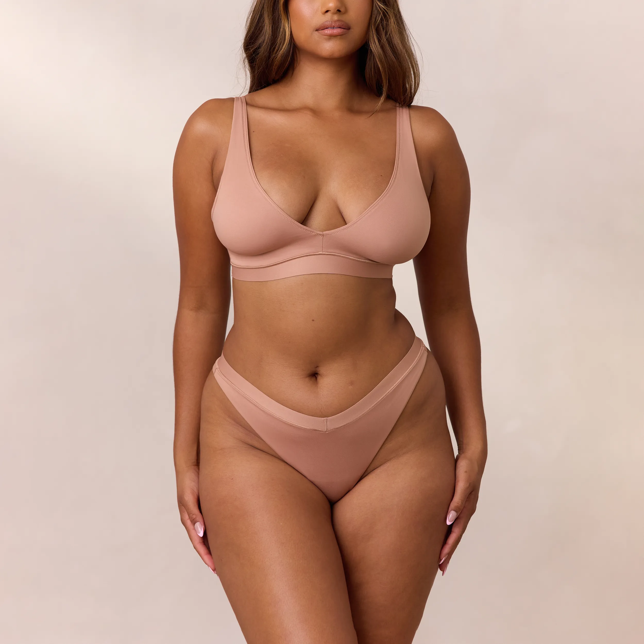 Everyday Comfort Triangle Bra - Honey