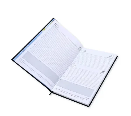 FIS A5 Diary 2024 English (Saturday &amp; Sunday Combined) Blue