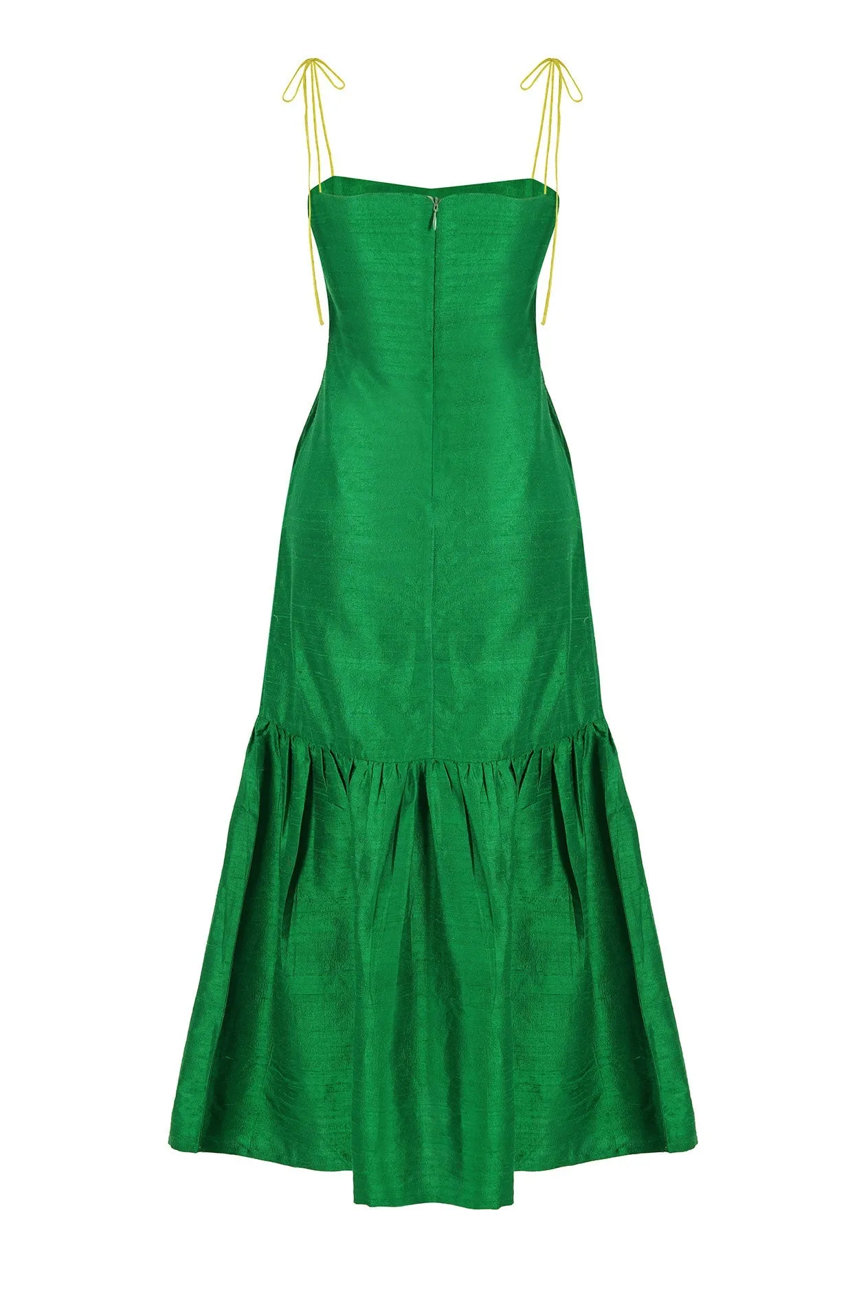 Green Marbella Silk Dress by Hess