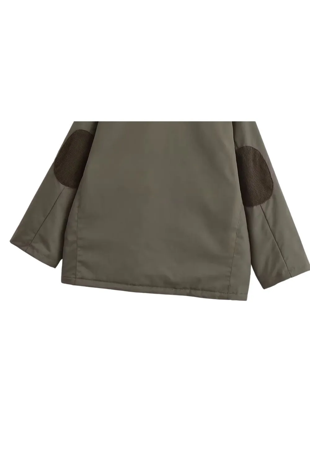 'Hazel' Utility Collar Zip Cotton Jacket