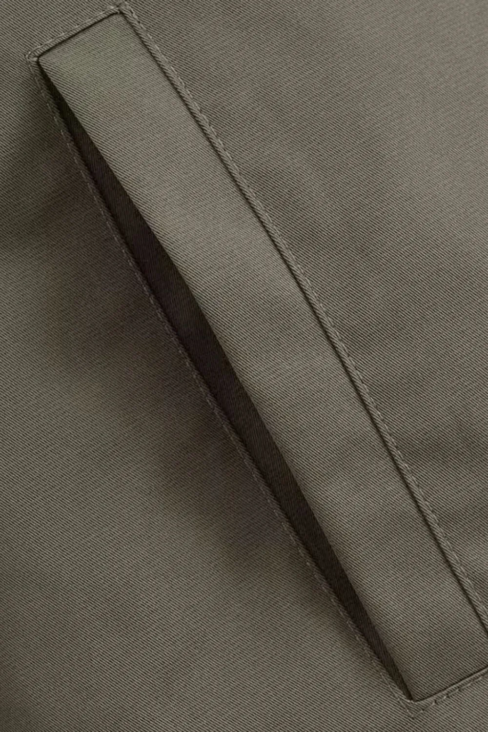 'Hazel' Utility Collar Zip Cotton Jacket