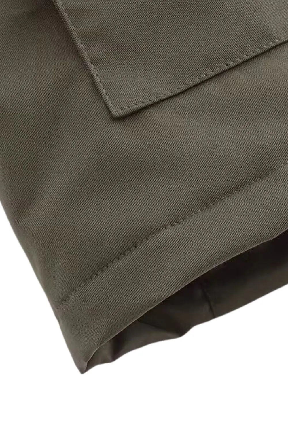 'Hazel' Utility Collar Zip Cotton Jacket