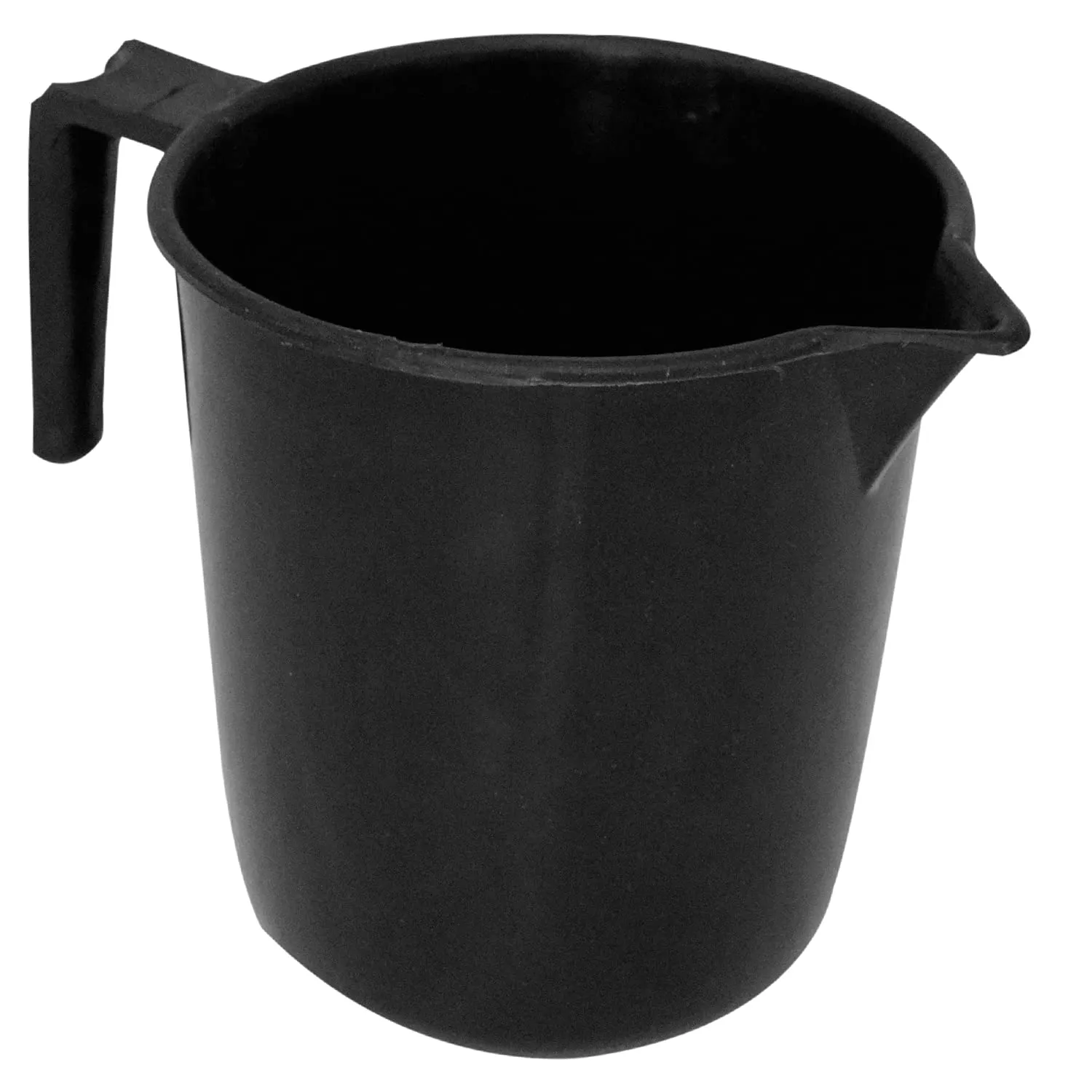 Heart Home 4 Pieces Plastic Mug, Stool, Dustbin & Tub Set (Black)
