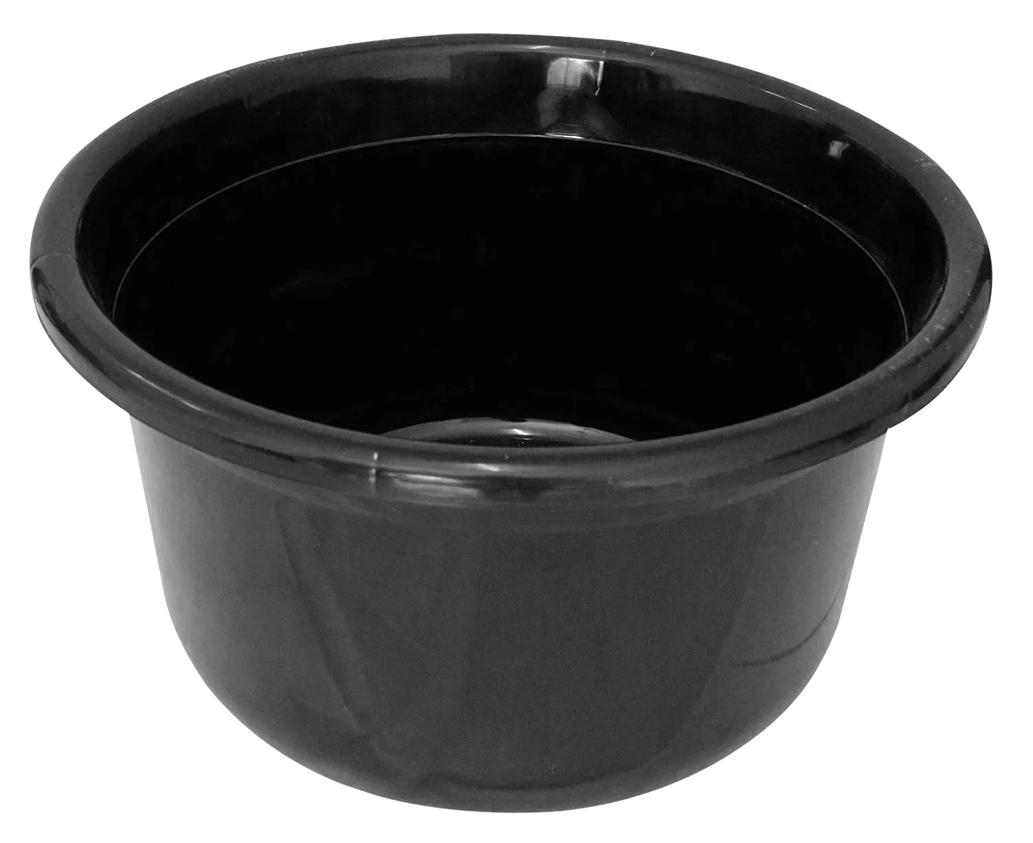 Heart Home 4 Pieces Plastic Mug, Stool, Dustbin & Tub Set (Black)