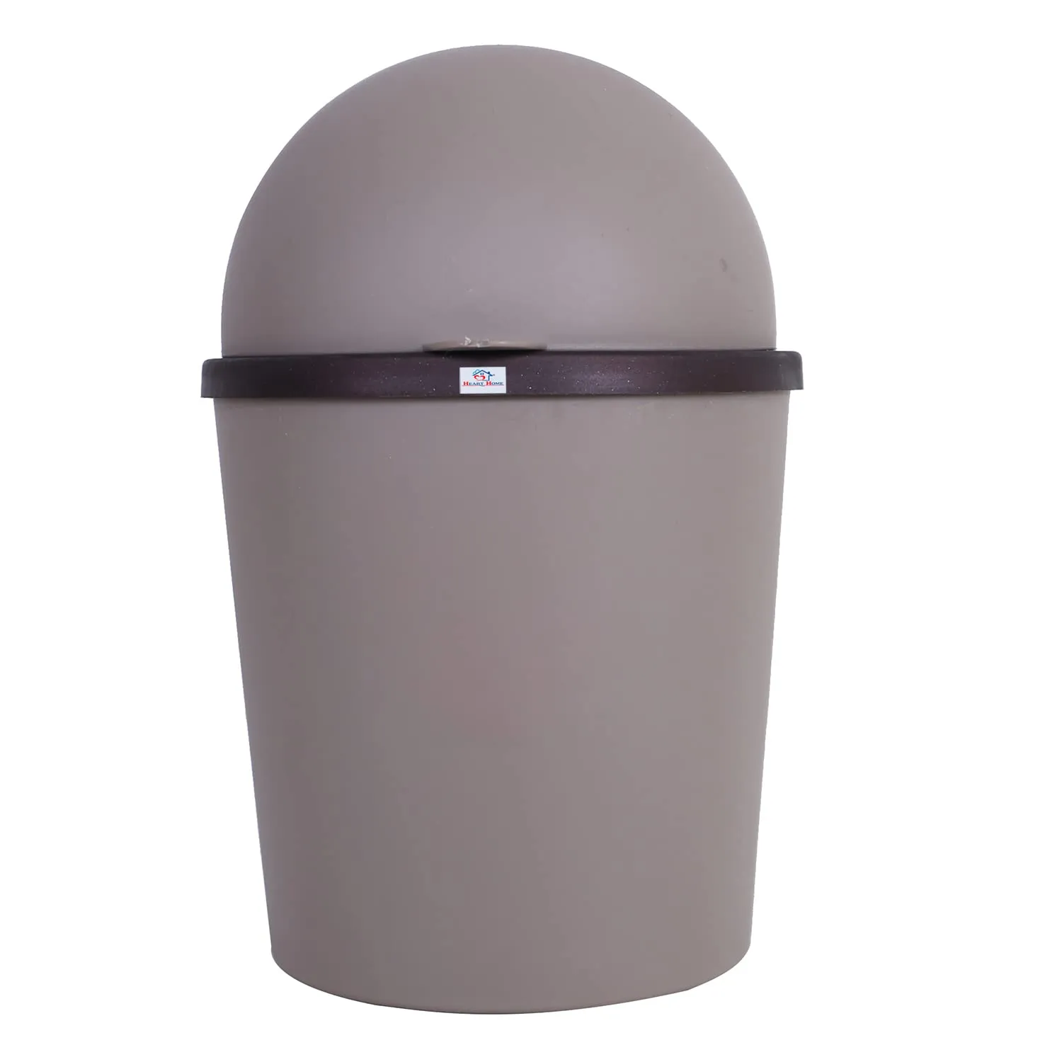 Heart Home Table Dustbin|Plastic Swinging Lid Waste Storage Garbage Bin|Desktop Trash Can For Study Table, Office|Pack of 2 (Multicolor)