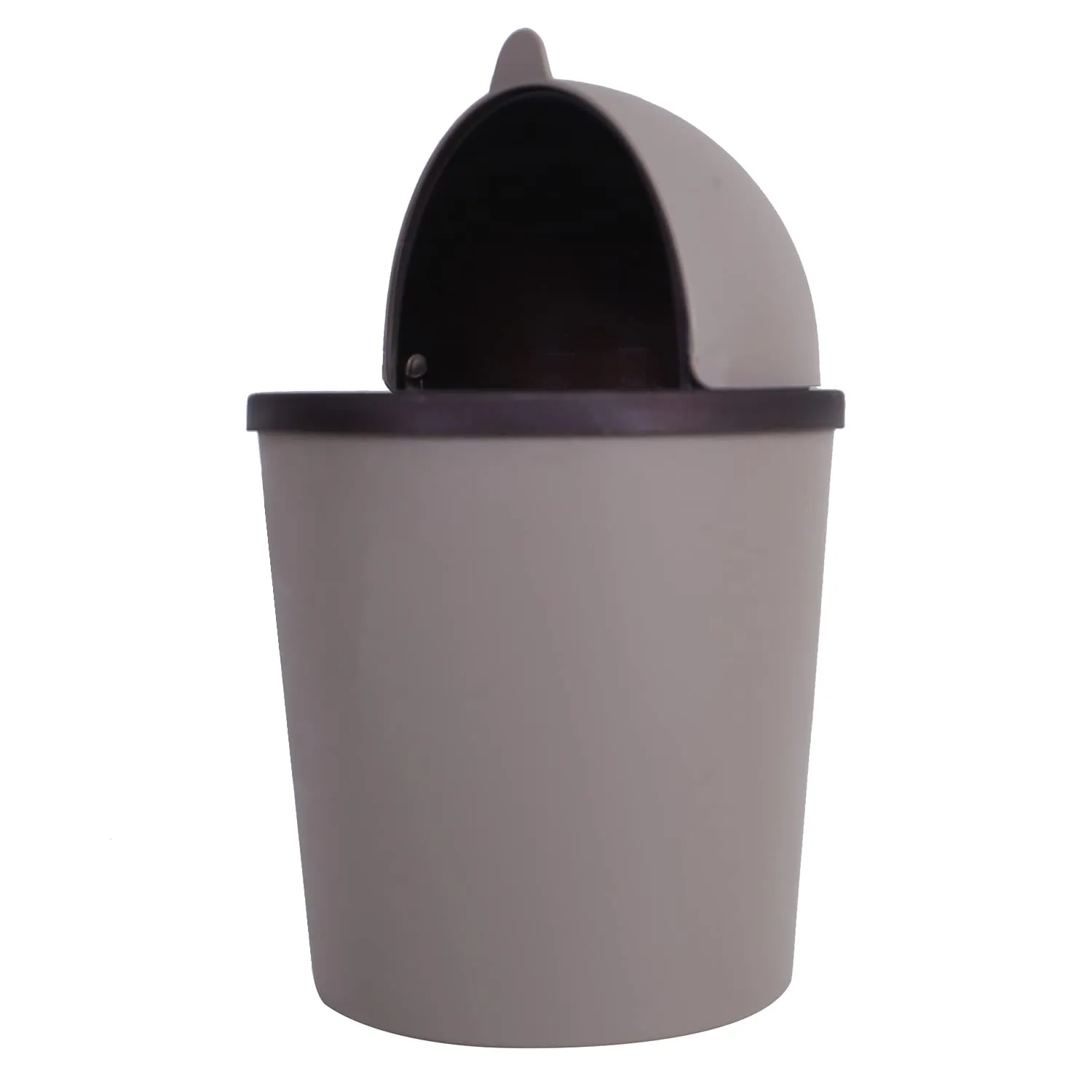Heart Home Table Dustbin|Plastic Swinging Lid Waste Storage Garbage Bin|Desktop Trash Can For Study Table, Office|Pack of 2 (Multicolor)