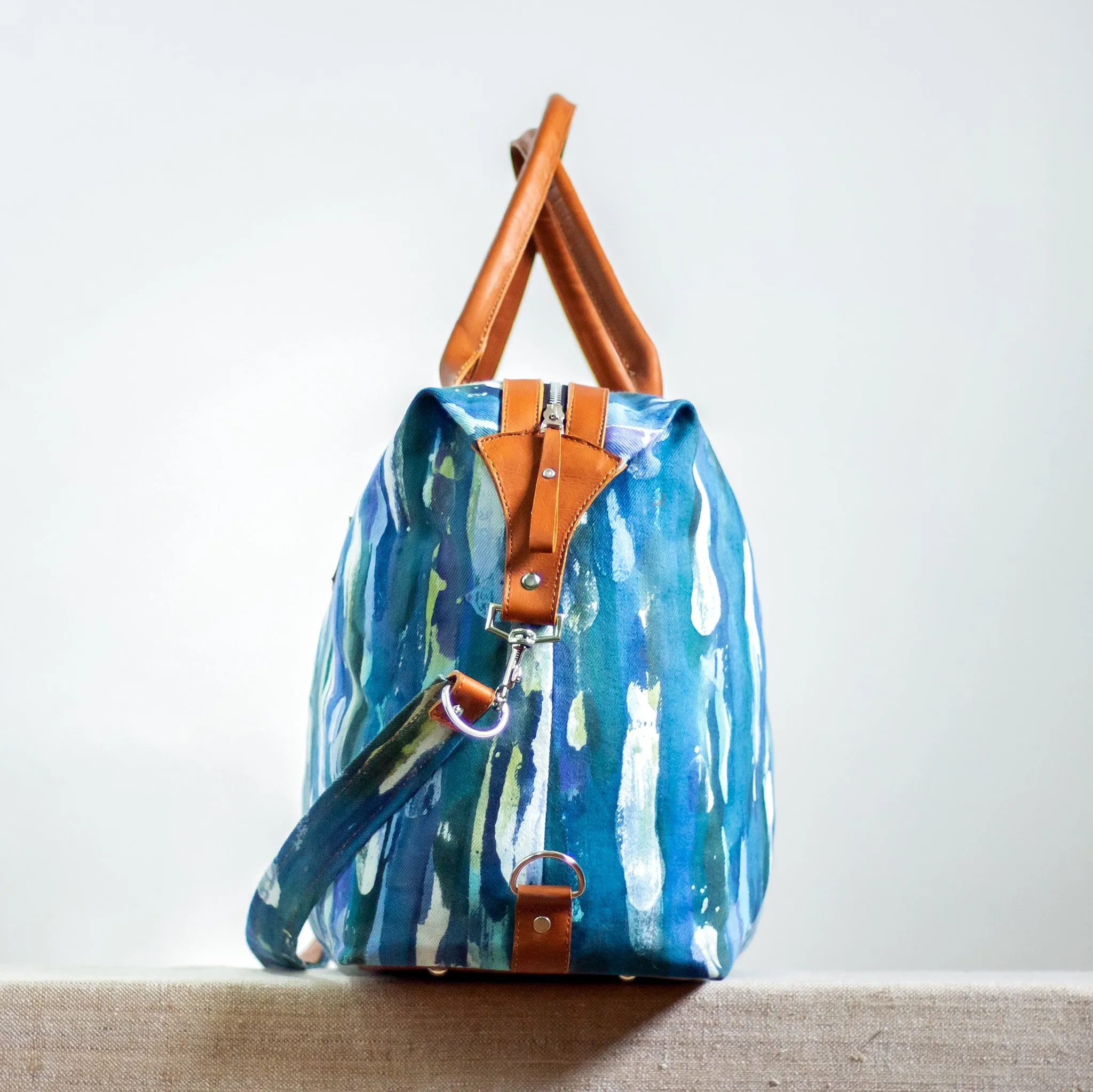 Intrepid Traveler - Convertible Tote - Blue Rain
