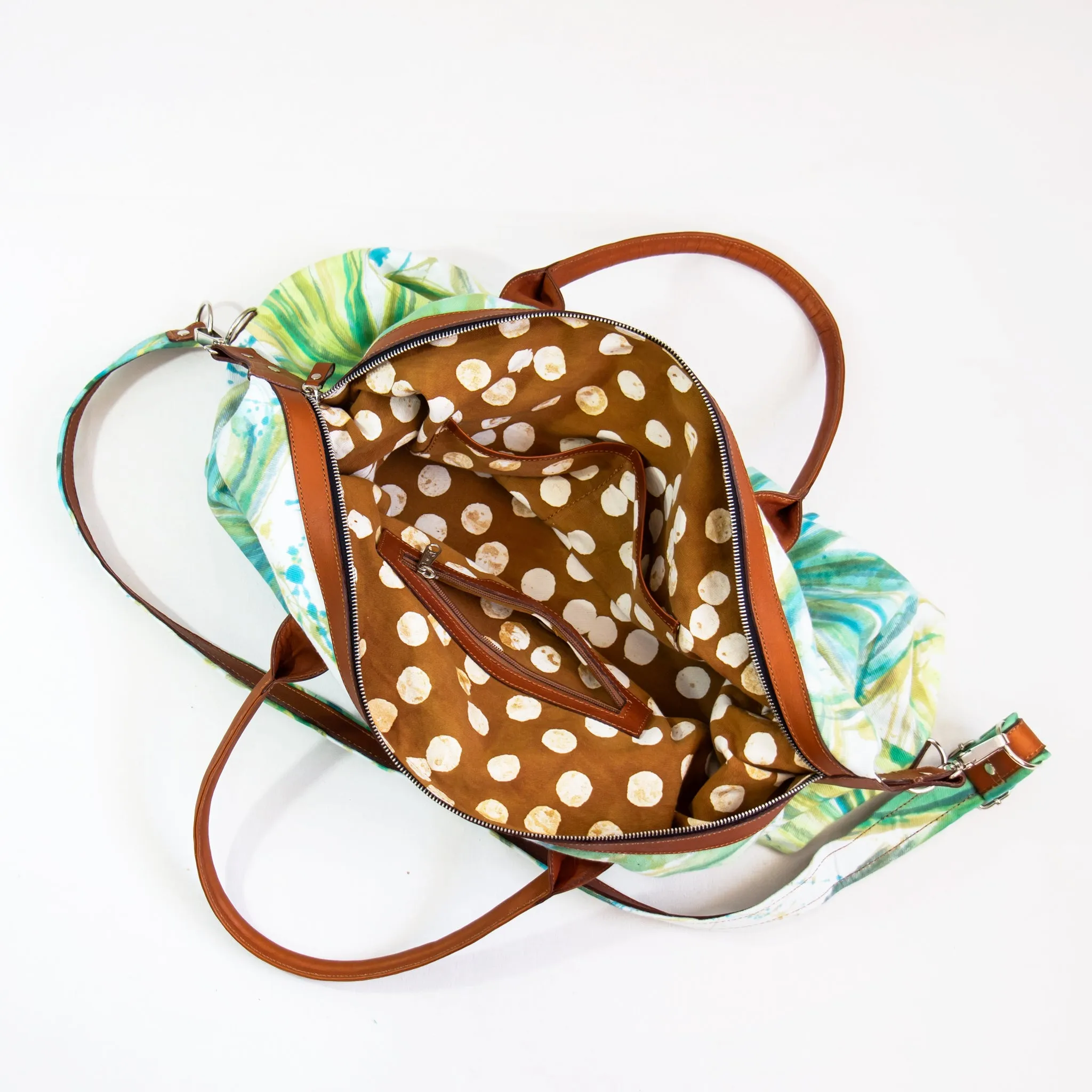 Intrepid Traveler - Convertible Tote - FlowerPower