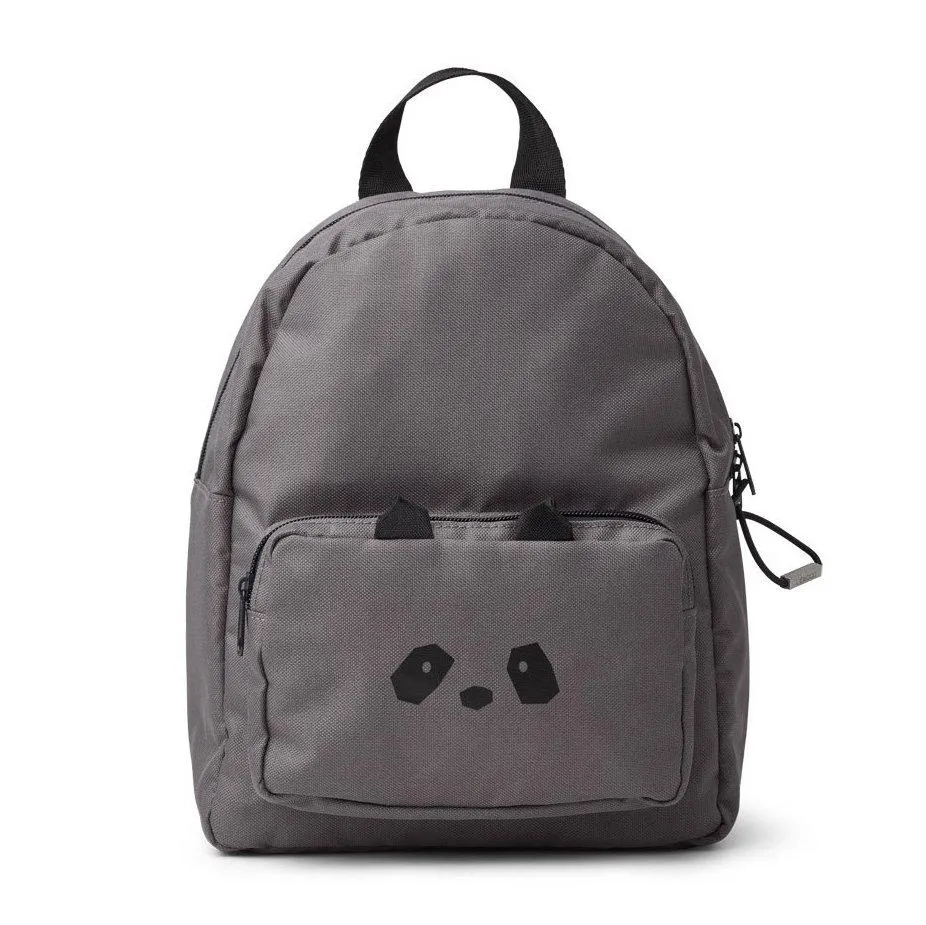 Liewood Allan Backpack in Panda Stone Grey