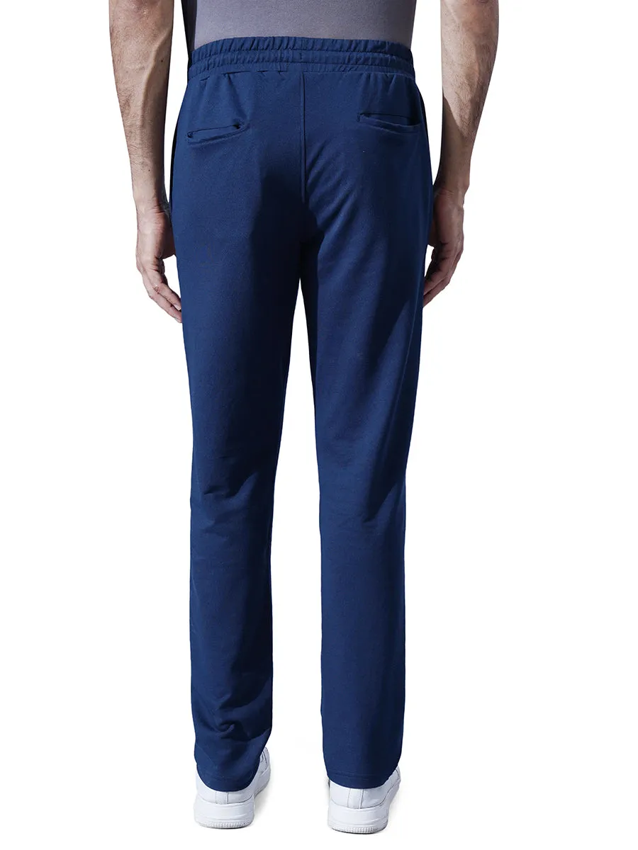 Men's Drawstring Waist Joggers Navy Color