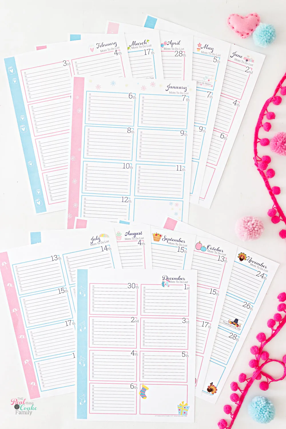 Mom To Do List Planner - Digital Version