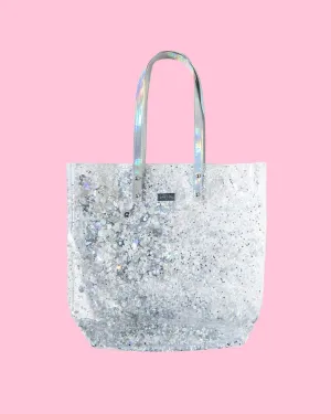 More Metallic Confetti Bucket Bag