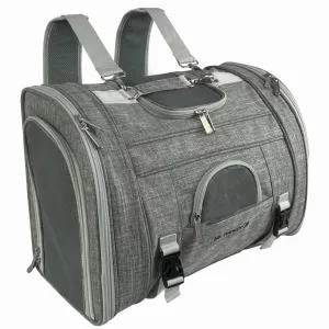 Mr. Peanut's Monterey Series Convertible Backpack Airline Capable Pet Carrier - American Made Product