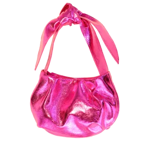 Natalie Mini Bag in Metallic Hot Pink