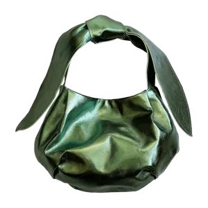 Natalie Mini Bag in Metallic Olive