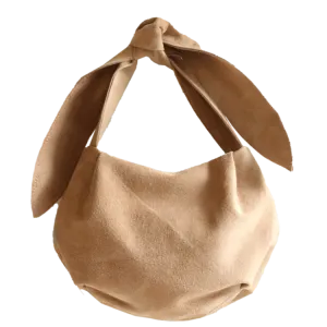 Natalie Mini Bag in Suede Nude