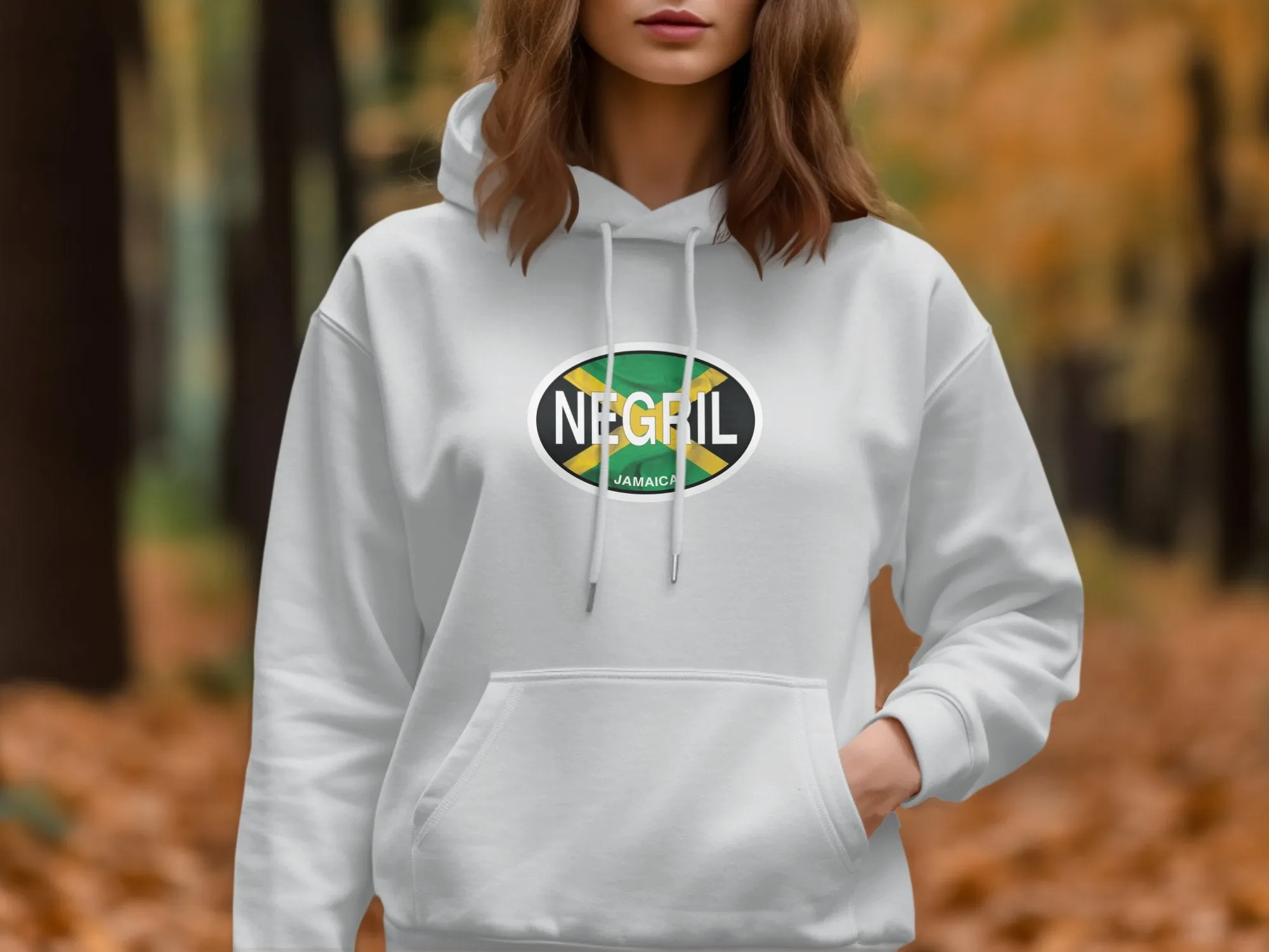 Negril Vacation Flag Hoodie for Jamaica's Beach and Sunset Lovers