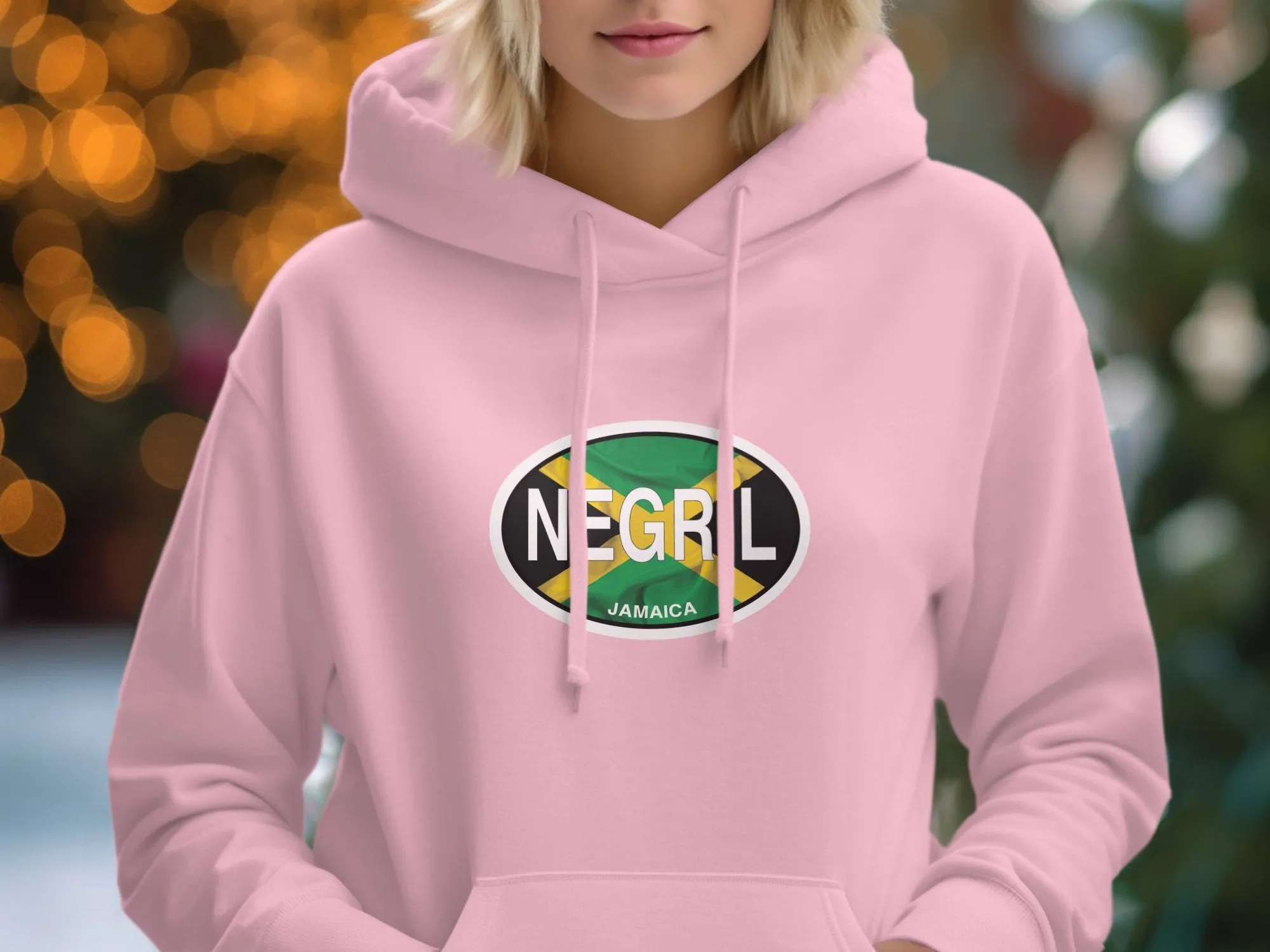 Negril Vacation Flag Hoodie for Jamaica's Beach and Sunset Lovers
